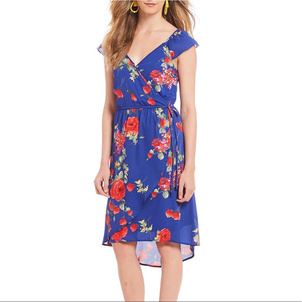 ANTHROPOLOGIE SKIES ARE BLUE XS Floral Dress